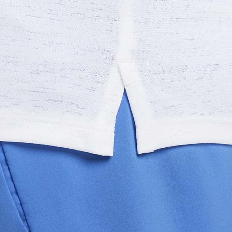 Nike Спортивная футболка с коротким рукавом Dri-FIT Miler Letter Print, мужские топы, белые FB9037-100