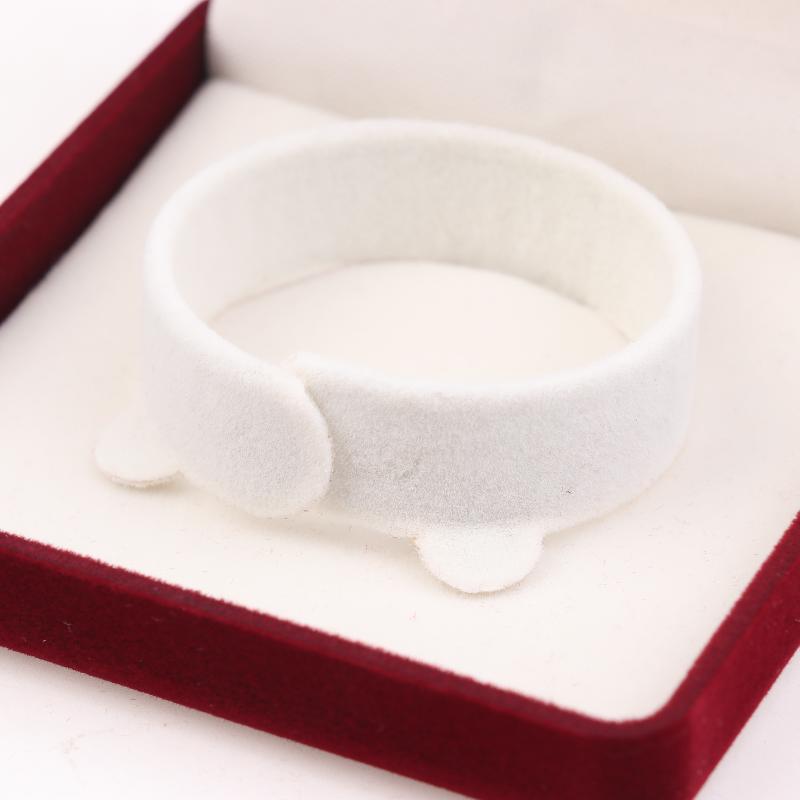 Флокированная шкатулка для украшений с золотой пряжкой, подвеска, кольцо, ожерелье, серьги, браслет, дисплей, коробка для хранения, роскошная подарочная упаковка