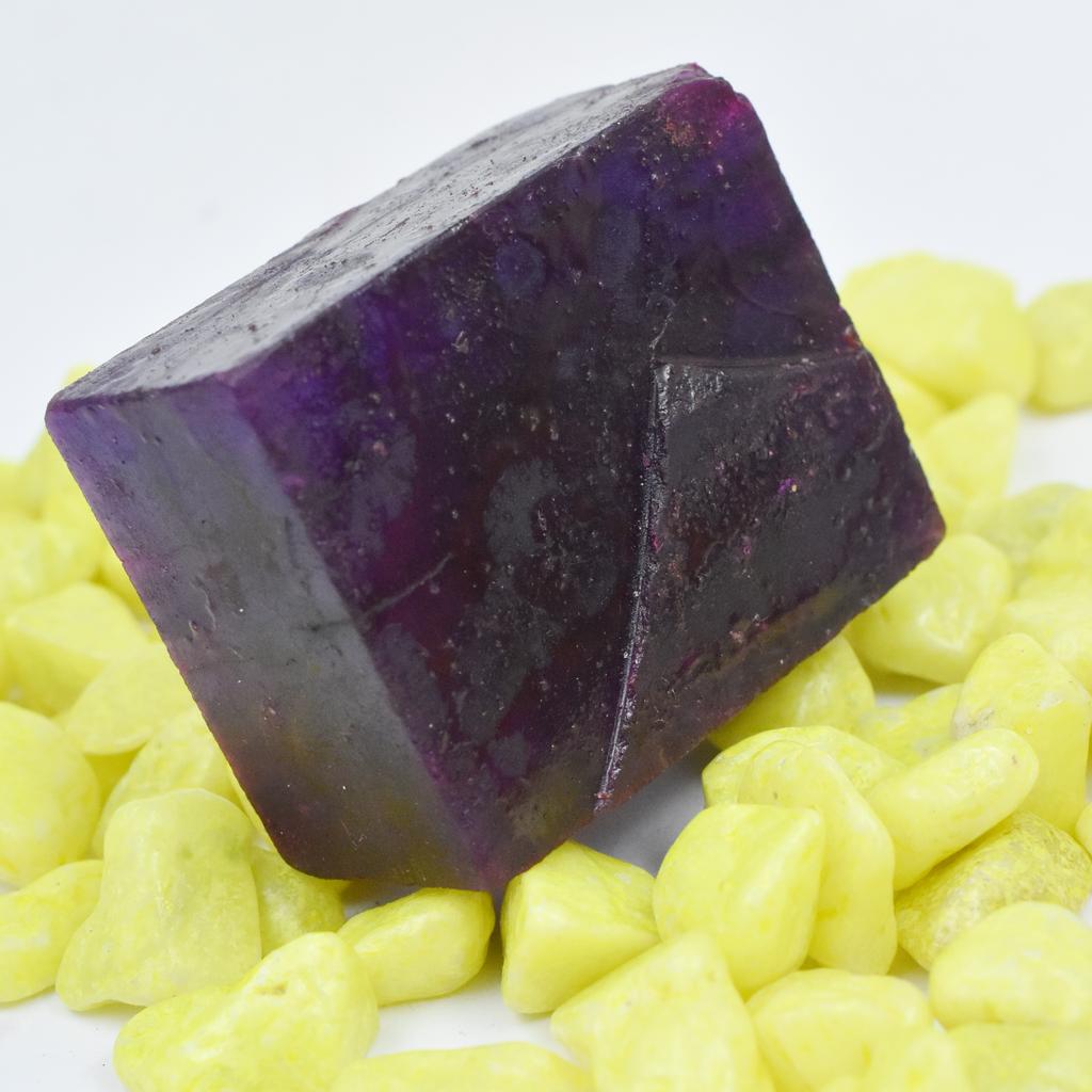Natural Purple Sapphire 420.65ct Raw Rough Certified Loose Gemstone