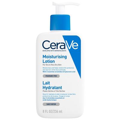 Увлажняющее молочко - Cerave - 236 мл - Без отдушек - Легкая текстура - Чувствительная кожа