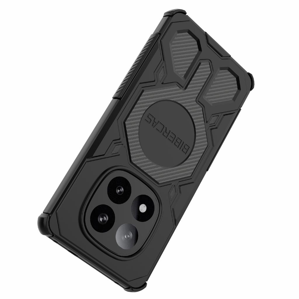 BIBERCAS J-16 Series For Xiaomi Redmi Note 14 Pro+ 5G Case Compatible with MagSafe Anti Drop TPU+PC Phone Cover