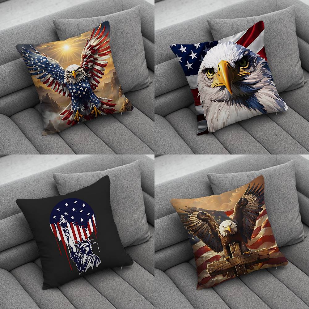 Americans Flag Great Pillow Case Pillowcase Home Sofa Cushions Car Cushions Pillowcover Office Pillowshell Pillow