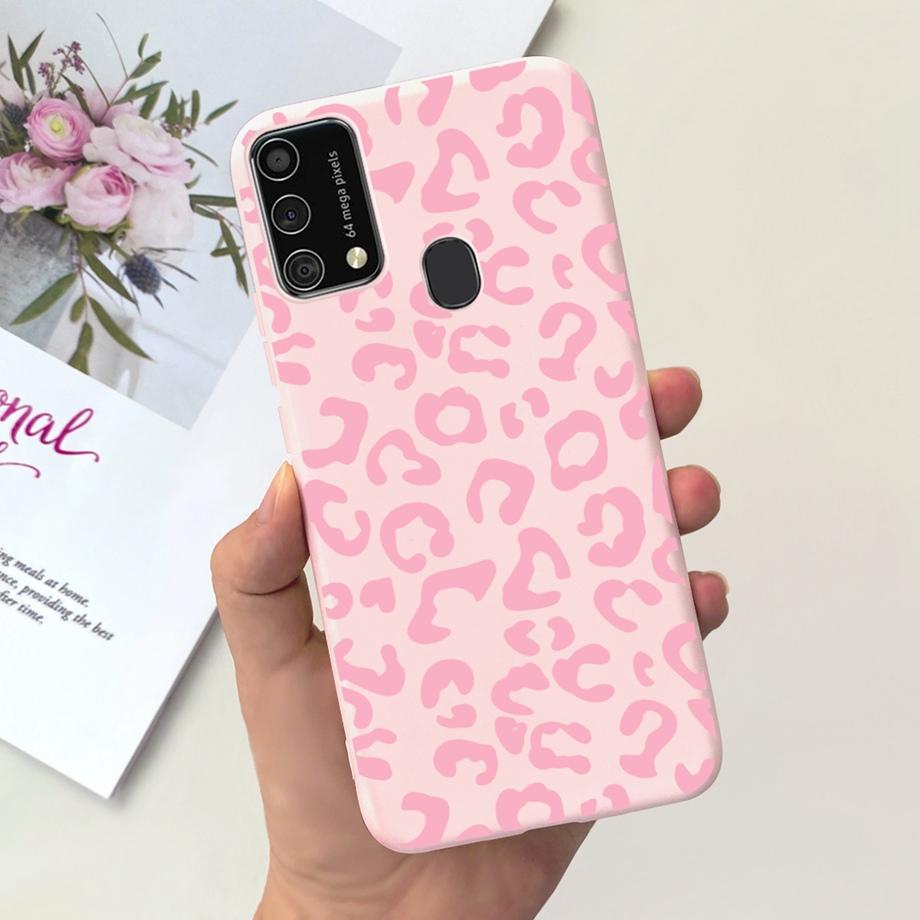 For Samsung M31 M21 2020 SM-M215F Case Ultra Soft Bumper Flower Cat Painting Housing On Smasung Galaxy M21 M 31 Funda Bumper
