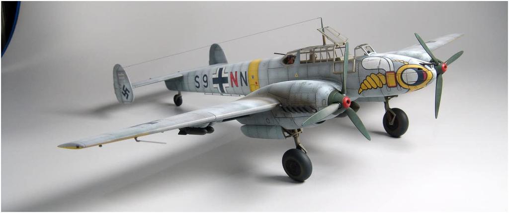 Eduard 1/72 Profipack Messerschmitt Bf110E Немецкие ВВС Пластиковая Сборная Модель EDU7083