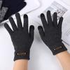 Thick Warm Cold-proof Gloves Single/Double-layer Touch Screen Glove New Men's Winter Gloves Gifts