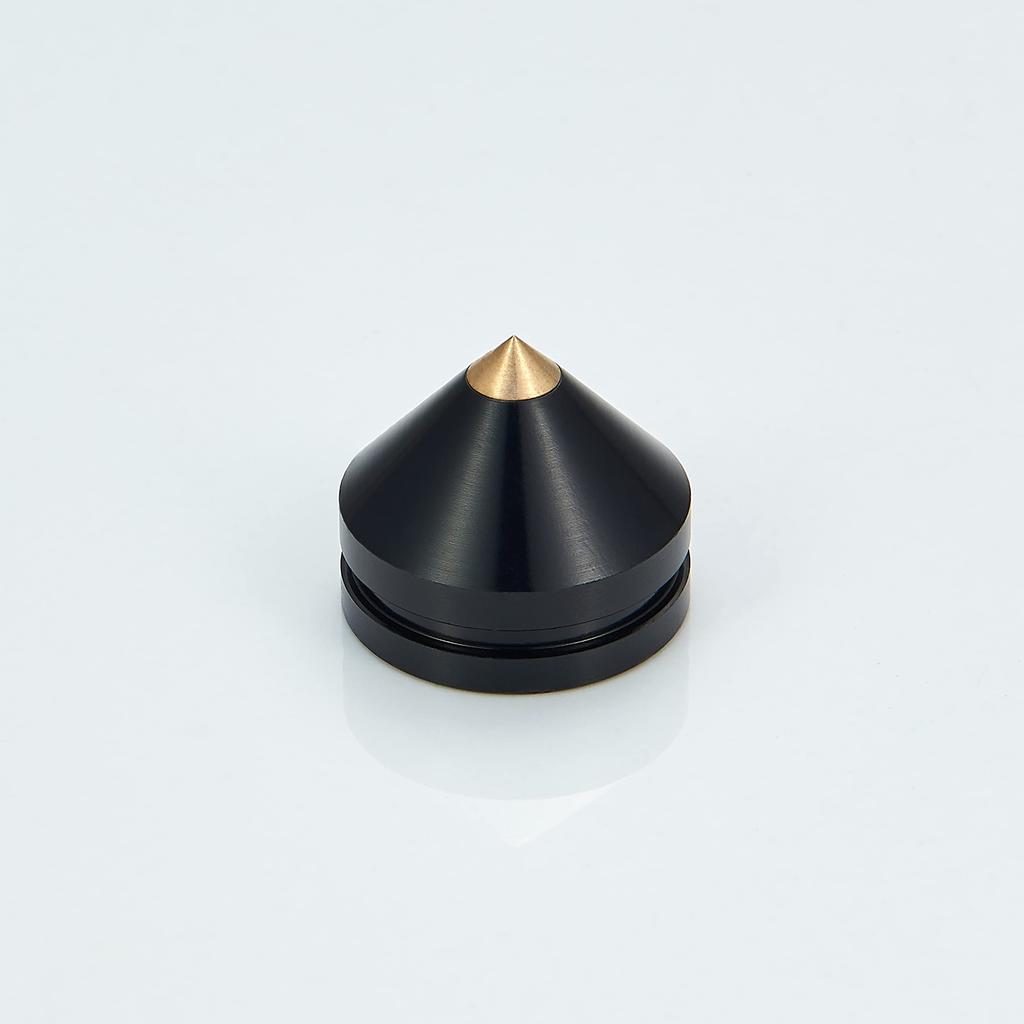 Pailvens Insulator Speaker 8 Speaker Metal Spike Stand with 16 Improves Audio Sound Quality and Black Pieces, Stand, Double-Sided Tapes,