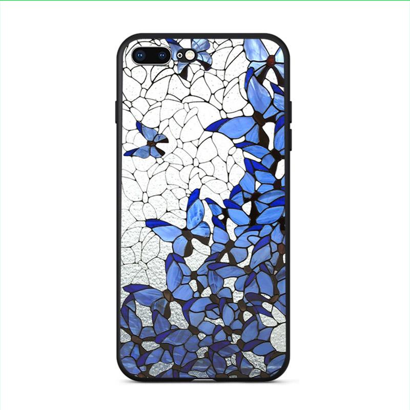 Милый чехол для телефона с бабочкой для iphone 11 11Pro Max, черный чехол из ТПУ, мягкие чехлы из ТПУ XR XS MAX X 7 8 6 6s plus 5 5S SE 2020, чехол Fundas