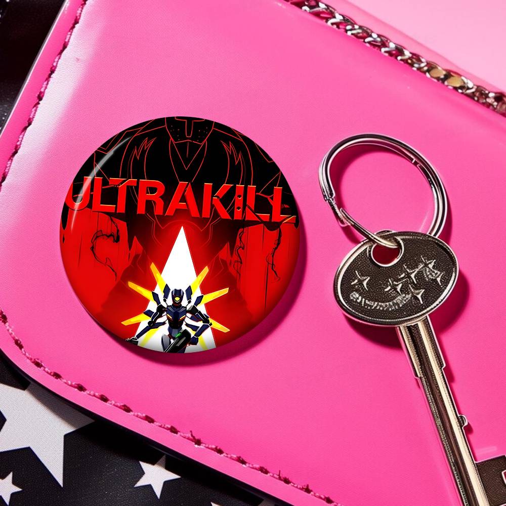 Аниме Игра U_ULTRAKILLs Аниме Значок-кнопка Ручная Брошь Для Одежды Мультяшный Значок Украшение для Рюкзака Аксессуары для Украшений