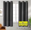 1 Panel Blackout Curtains for Bedroom Thermal Insulated Room Darkening Curtain for Living Room