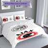 3pcs AFC Ajax Duvet Cover Set, Includes 1 Duvet Cover and 2 Pillowcases,Skin-Friendly&Comfortable Fabric,Suitable Bedding Sets