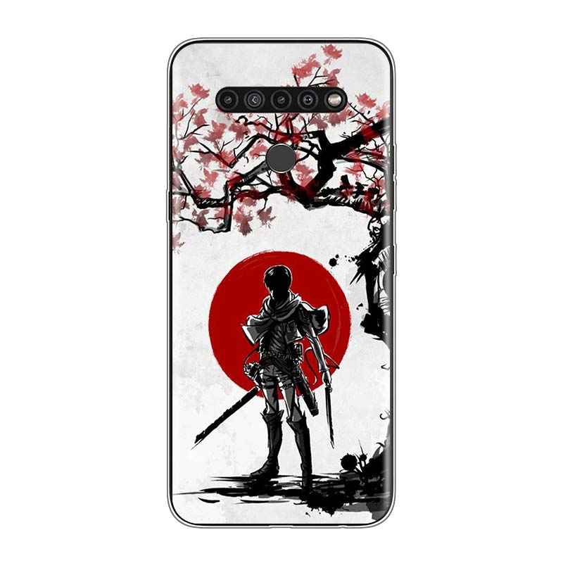 Японское красное солнце аниме для LG V60 V50S V50 G8X G8S G8 G7 ThinQ 5G K61 K51S K41S K30 K20 Q60 Q9 Мягкий чехол для телефона