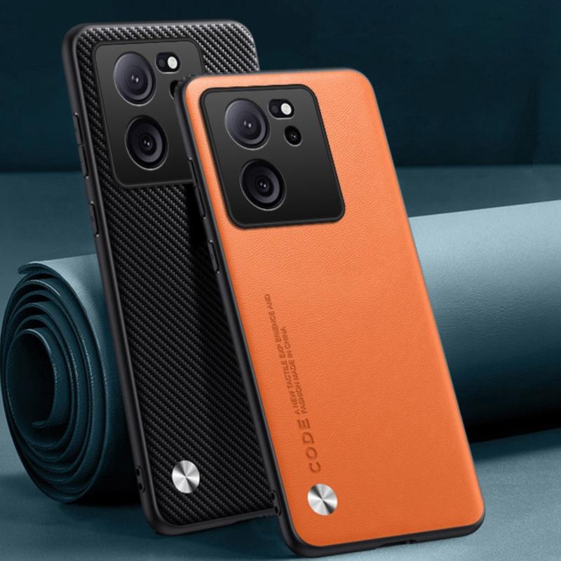 Обычный чехол из искусственной кожи для Xiaomi Mi 13T Pro 13 T, задняя крышка, матовый силиконовый противоударный чехол с мягкой кромкой, полная защита для телефона Xiaomi Mi 11T 12T Pro