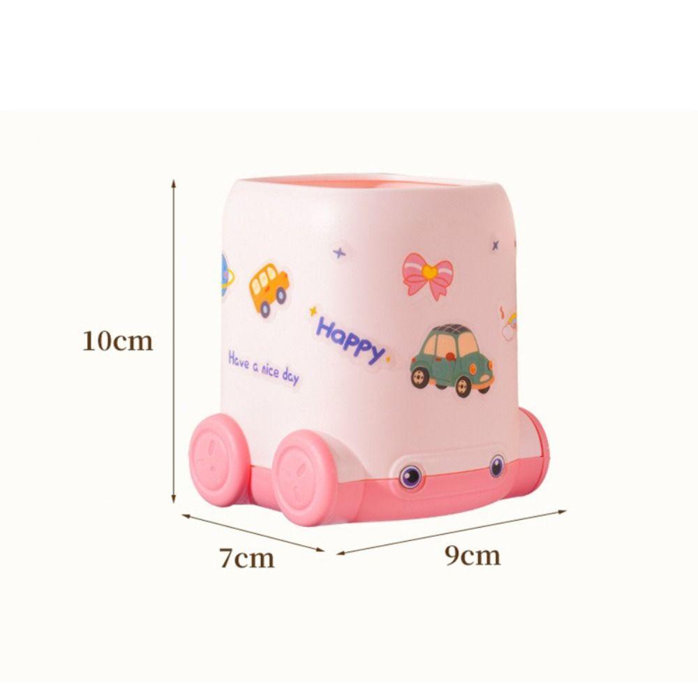 Car Shape Pen Container Multifunctional Desktop Organizer Stationery Storage Bucket  School Office