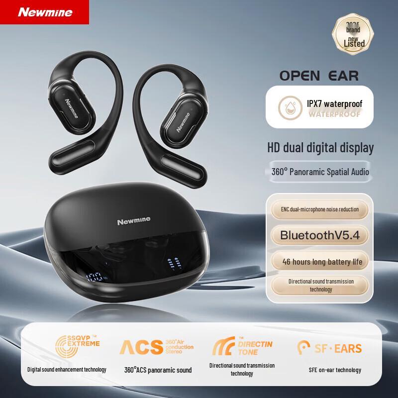Newmine LY57 Bone Conduction Bluetooth Headphones