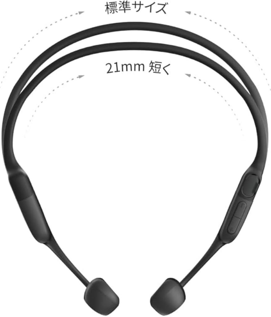 Shokz OpenRun Mini Bone Conduction Wireless Bluetooth Open Ear Does Not Block Your Automatic Pairing Includes IP67 Sports Hair Band Fast 8 Hours Mini
