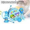 6Pcs/Set Fun Enlightenment Vivid Color Music Drum Toys Hand Knock Entertainment Accessories