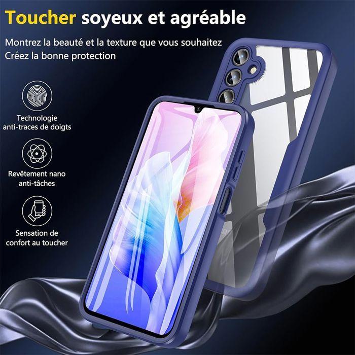 Coque de Protection - BOOLING - pour Samsung Galaxy A15 - Intégrale 360° - Bleu - Antichoc