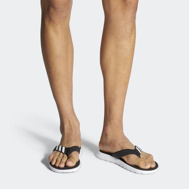 Adidas Comfort Sandal Black White Men Sneakers Core-Black Cloud-White EG2069