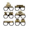 6Pcs Year Glasses Eyewear Costume Eyeglasses Funny Selfie Party Photo Props for