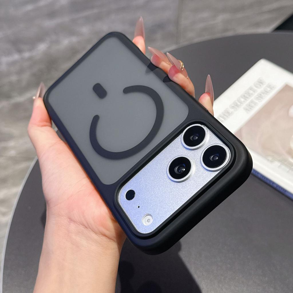 Матовый чехол для Magsafe iPhone 17 Pro Max Air 16 Plus 15 14 13 12 Mag Safe 17Pro Противоударный Полупрозрачный Военная Защита Чехол для Телефона Аксессуары