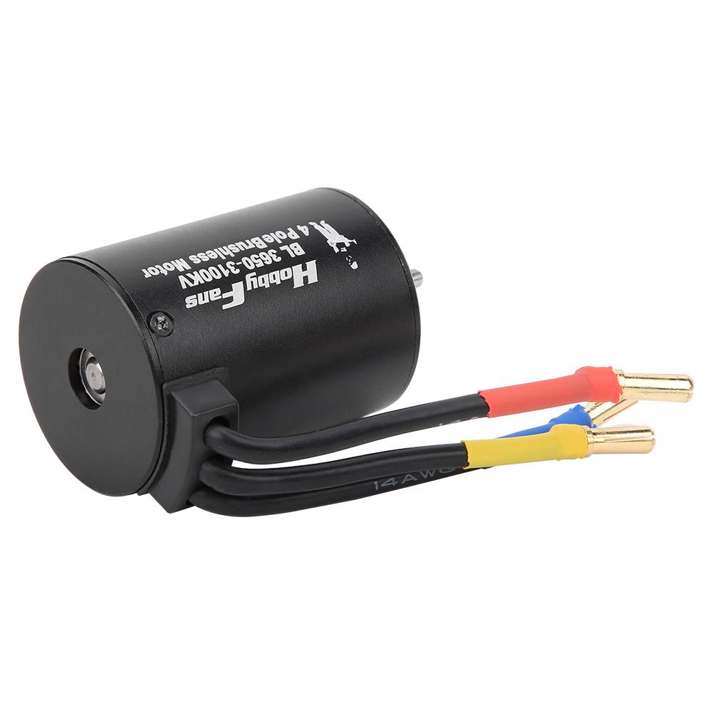 3650 3100KV Бесколлекторный Бессенсорный Мотор, Аксессуар для Модели Радиоуправляемой Машинки 1/10