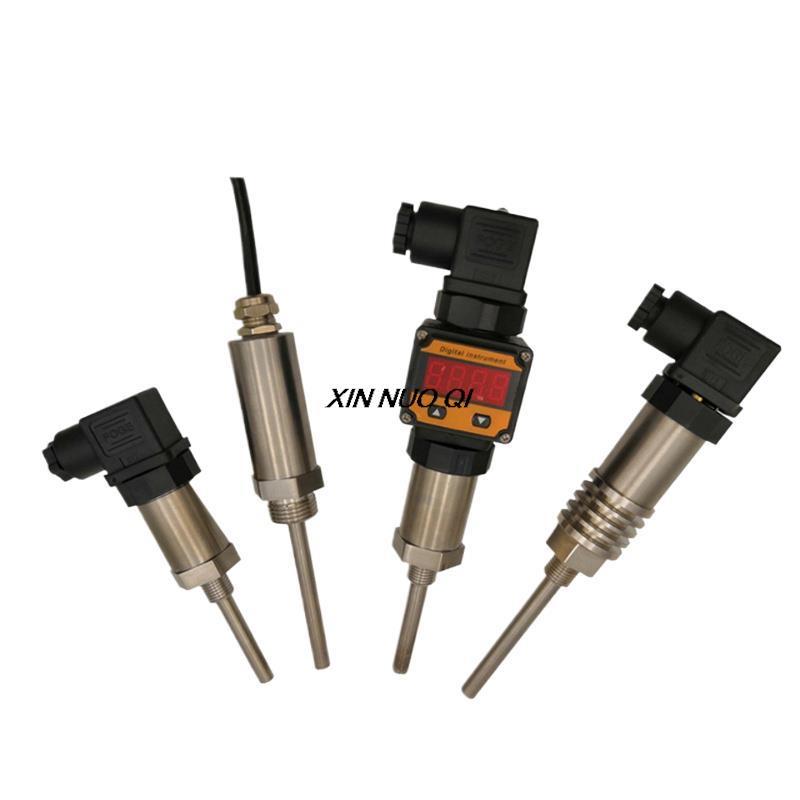 PT100 integrated temperature transmitter insertion type temperature sensor plug insert temperature transmitter 4-20mA G1/2