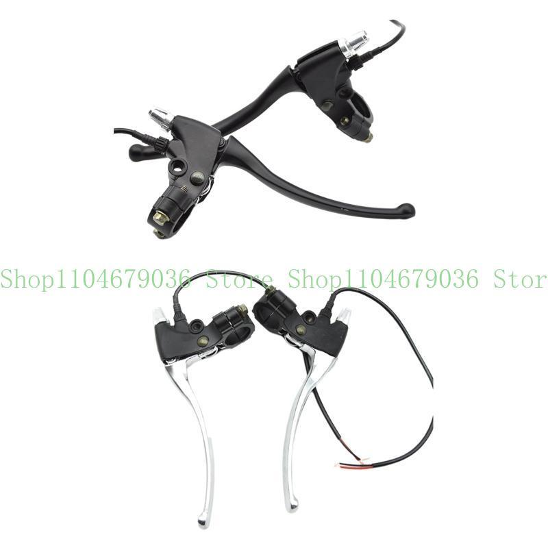652F Electric Scooter Brake Handle Grips with Line Cut Off Power Aluminum Alloy Brake Lever Skateboard Riding Accessories 2x