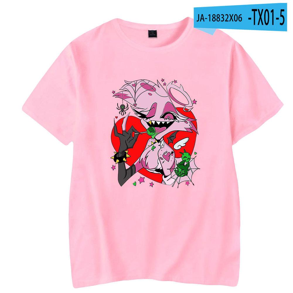 Cotton Summer Cotton T-shirt Hotels Printed Shirt Woman Awesome T-shirt Short-sleeved Clothes for Both Men and Womens Harajuku Shirts