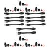 5 Pairs Ethernet POE Splitter Adapter Injector DC12V Waterproof for IP CameraBlack