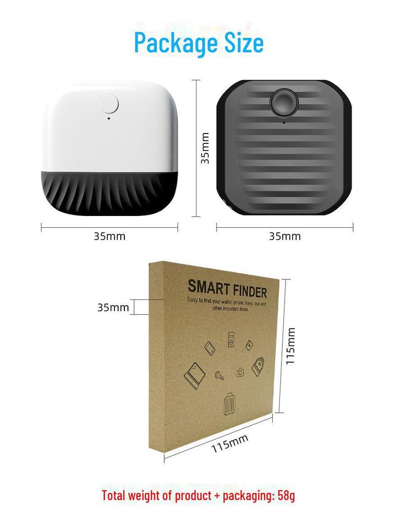 Поиск кошелька-брелка Arrizo: Двустороннее Bluetooth, долговечное, интеллектуальное устройство против потери