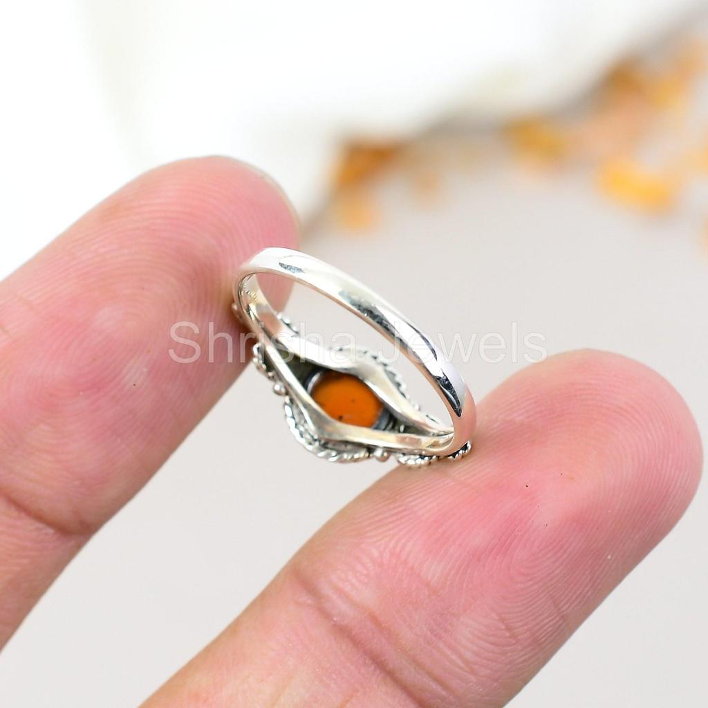 Сердолик 925 Стерлинговое Серебро Круглая Форма Драгоценный Камень Ручная Работа Ювелирные Изделия Для Женщин