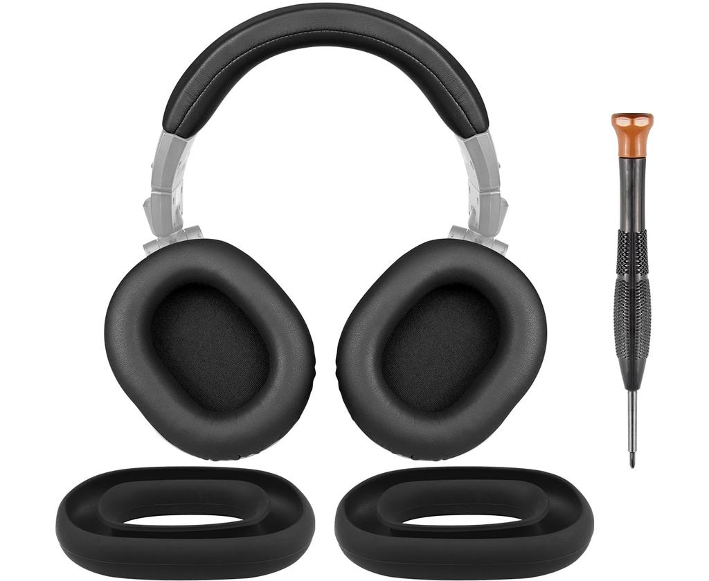 SOULWIT Ear Pads Headband Cover Earpad Cover for ATH M50xSTS Headset Replacement Cushion Headstrap Pads Earpads Replacement Repair Parts + + M50,