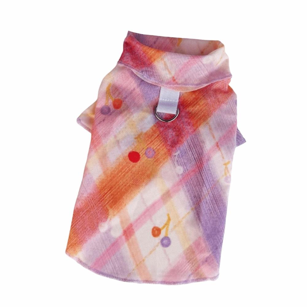 Cooling Pet T-Shirt Thin Breathable Sun Protection Clothes Dog Sunscreen Clothes Outdoor Activity