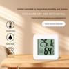 Compact Digital Thermometer & Hygrometer for Pet, Car, and Refrigerator
