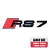 RS3 RS4 RS5 RS6 RS7 RS8 Logo Car ABS Emblem Body Tail Trunk Decoration Sticker Accessories For Audi A1 A2 A3 A4 A5 A6 A7 A8 RS S