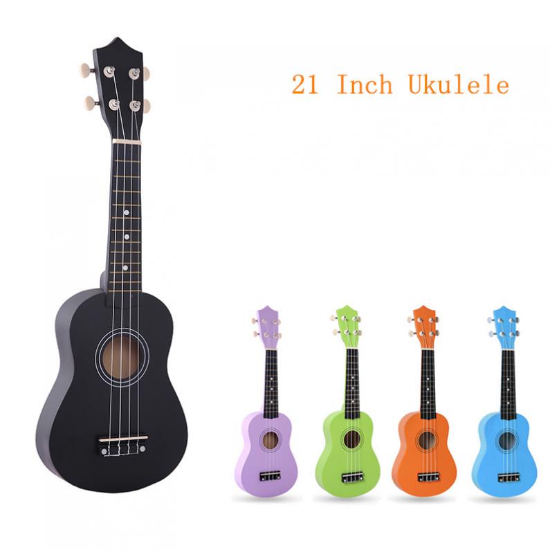 IRIN 21 Inch Soprano Basswood Pure Color Professional Ukelele 4 Strings Pure Tone Musical Instrument