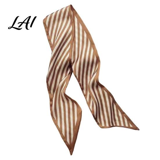 Delicate Drape Scarf for Daily Wear Women's Handbag Scarf 35 Inch Long Ribbon Lightweight Elegant Commuter Styling Accessory Silk Feeling Neck Hair,