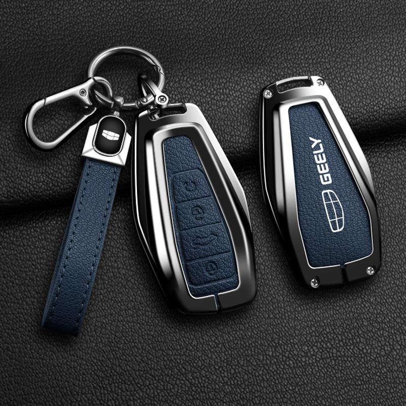 Чехол для ключа Geely: Совместимо с моделями Emgrand, Xingyue L, Boyue, Xingrui, Icon, Binyue, Coolray, Vision X6 GS.
