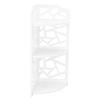 3 Tier Small Corner Shelves Plant Standing Rack for Small Spaces Bathroom Bedroom Organizer