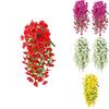 Faux Ipomoea Nil L Roth Flower Wall Decor With Plastic And Silk Material For Outdoor Indoor And Event Use