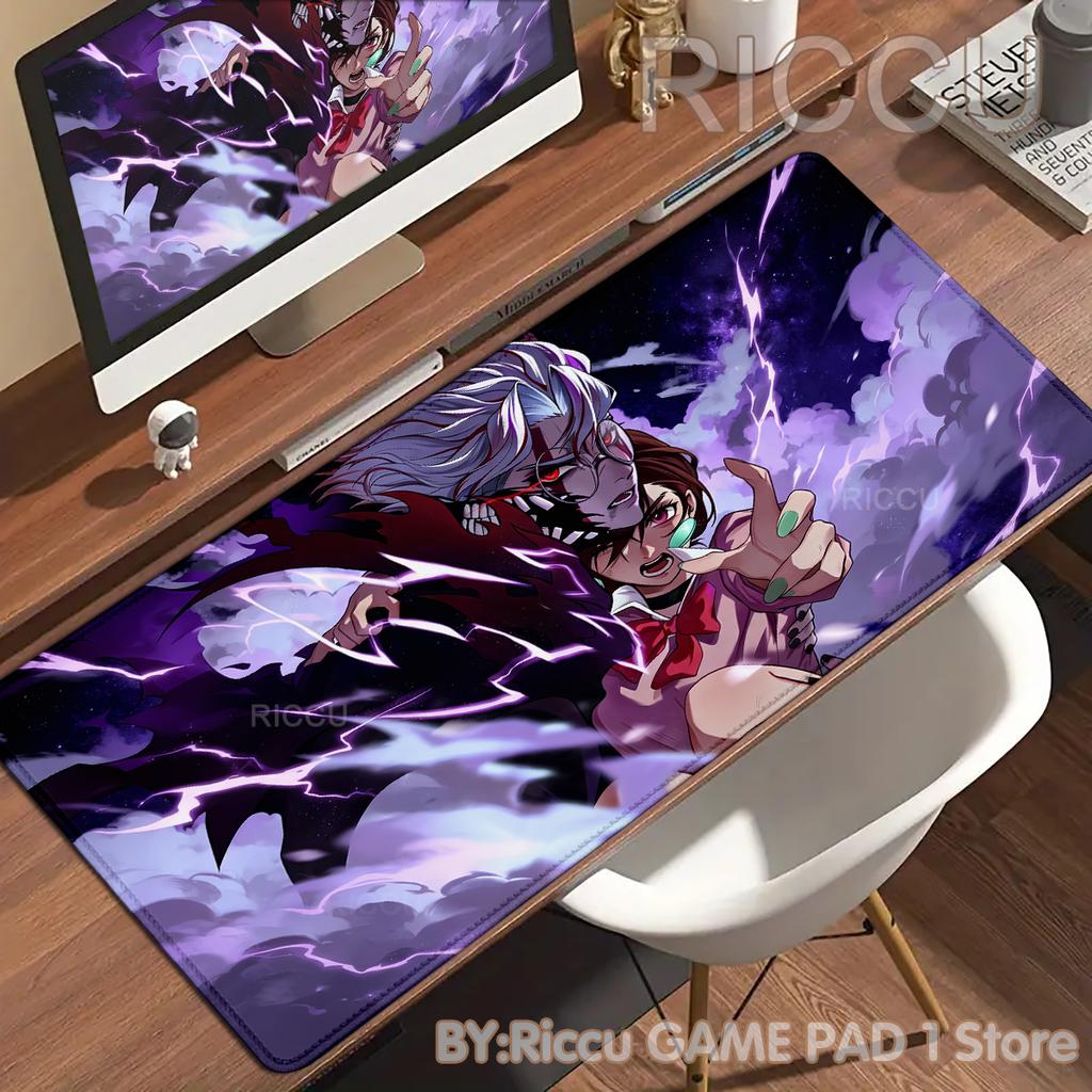 Mouse Pad Laptop Ayase Momo Takakura Ken Seiko Kawaii Mousepad XXL Dandadan Anime Girl Keyboard Rug PC Gamer Cabinet HD Desk Mat