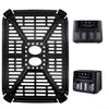 Non-Stick Air Fryer Grill Plate Square Air Fryer Tray Food Grade Grill Pan  Easy Clean