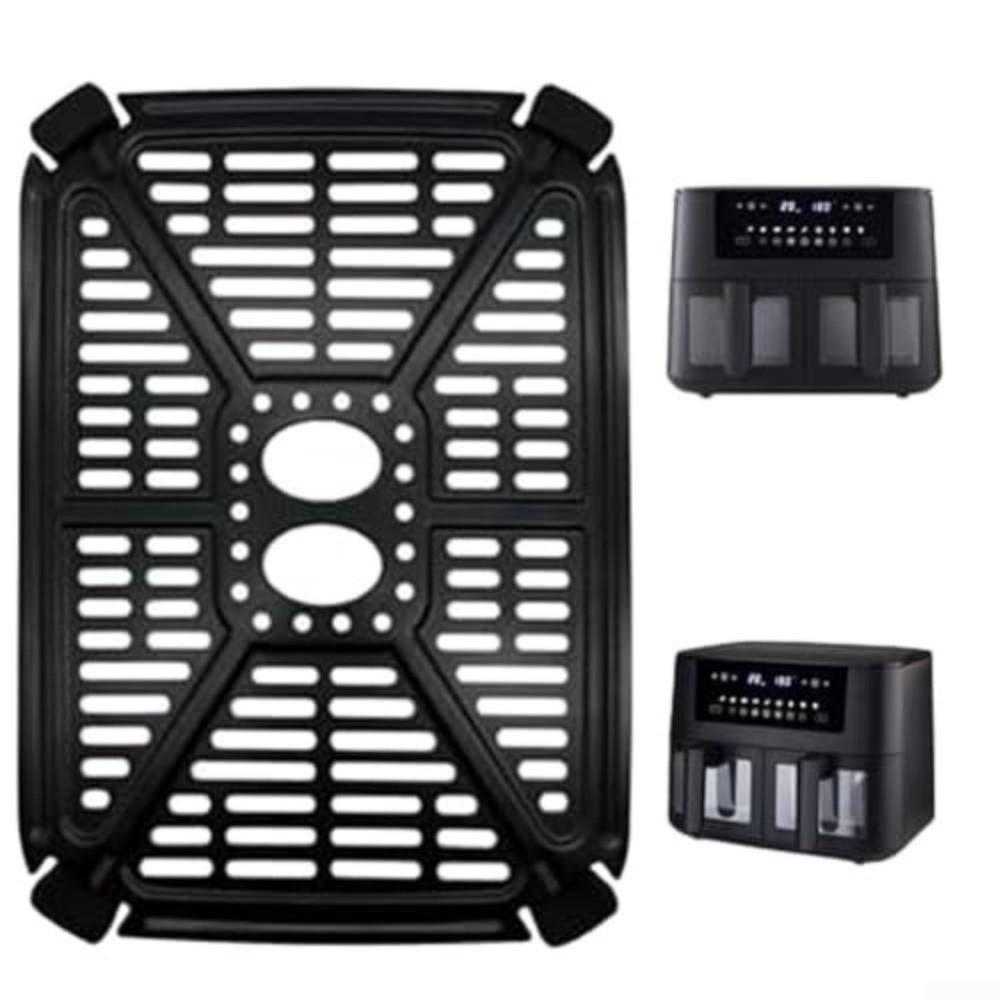 Non-Stick Air Fryer Grill Plate Square Air Fryer Tray Food Grade Grill Pan  Easy Clean