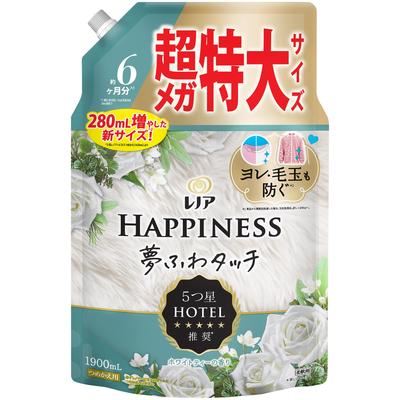 Lenor Happiness Dream Fuwa Touch Кондиционер для белья Белый Мягкий, Чай, Сменный блок, 1900 мл [Большой объем]