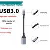 Высокоскоростной OTG-адаптер-кабель Type-C на USB 3.0 для подключения к мобильному телефону, мыши и бортовому компьютеру автомобиля