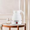 Travel Folding Electric Kettle Fast Boiling Camping 600ml Tea Maker White