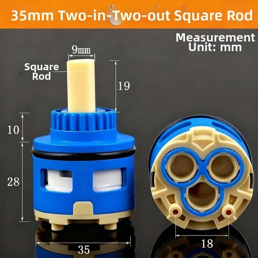 35mm Size Faucet Cartridge Watersaving Mixed Shower Switch Home Use Faucet Handle Shower Room