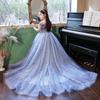 Girls' Fashionable Princess Gown - Puffy Trailing Evening Dress for Catwalk, Party, or Piano Performance