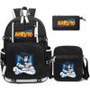 3Pcs/set Anime Backpack for Teen Boy Girl Back To School Backpack Student Schoolbag Men Women Leisure Travel Bag