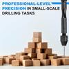 Pin Vise Hand Twist Drills Set 0.6-3mm Mini Hand Drill Rotary Tool Micro Drill Bits  Polymer Clay